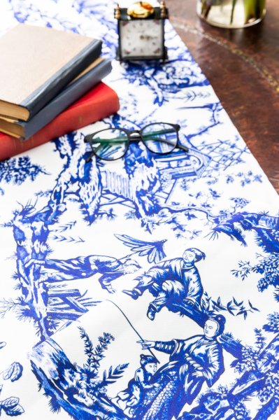 China Blue Oriantel Duck Keten Runner 40 x 140