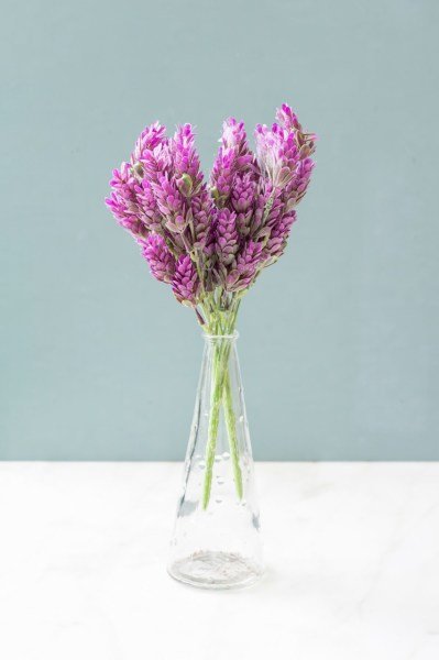 2 Demet  Pembe Lavandula  Akdeniz Yapay Çiçek