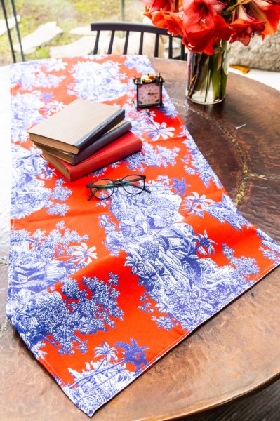Red & Blue Duck Keten Runner 40 x 140