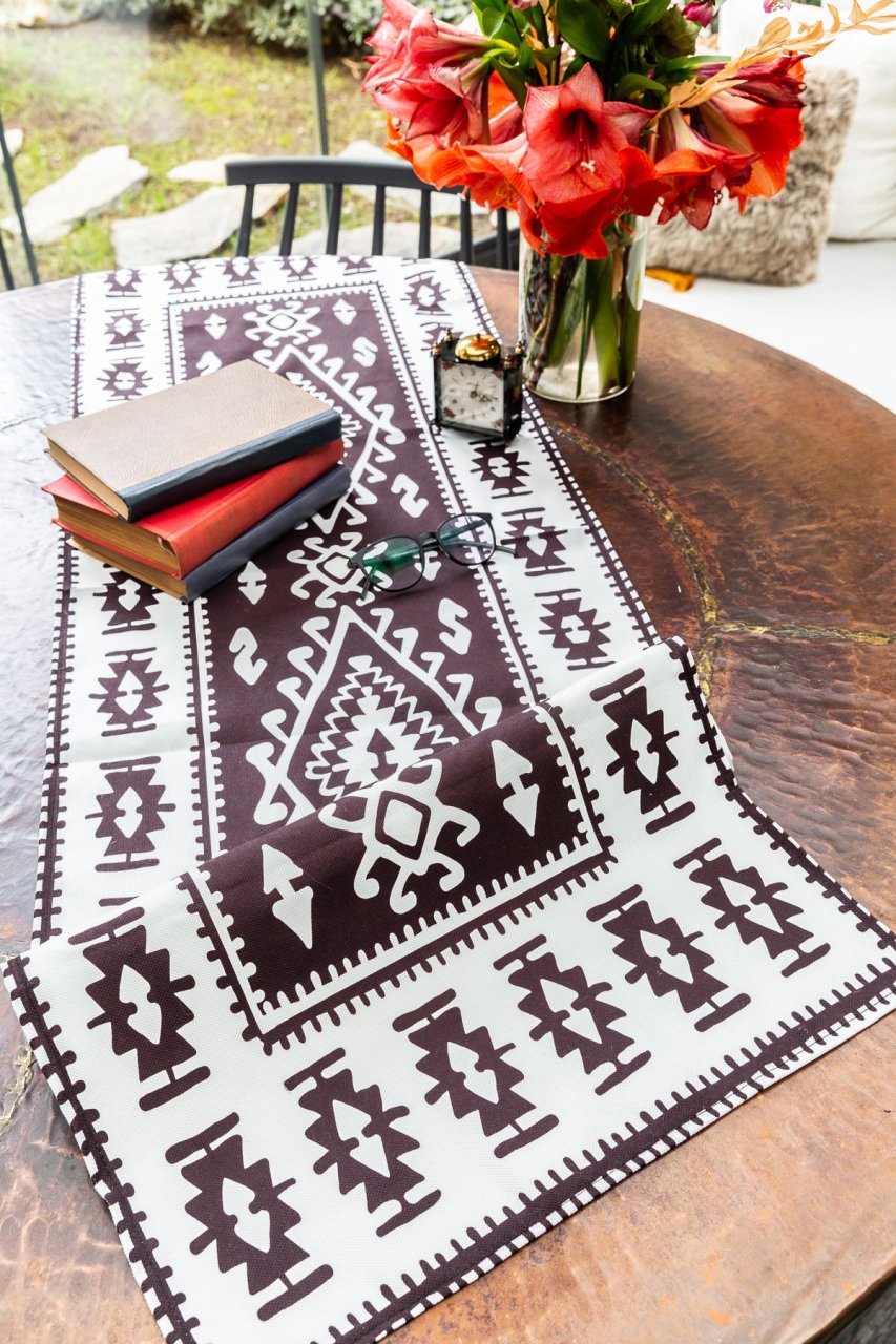 Turkish Carpet Duck Keten Runner 40 x 140
