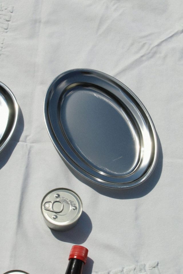Royal Classy Gümüş Oval Sunum Tabağı & Sunum Tepsisi 29*20 cm