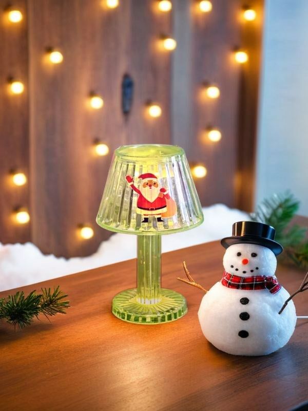 Noel Babalı Dekoratif Mini Led Lamba 13*6 cm