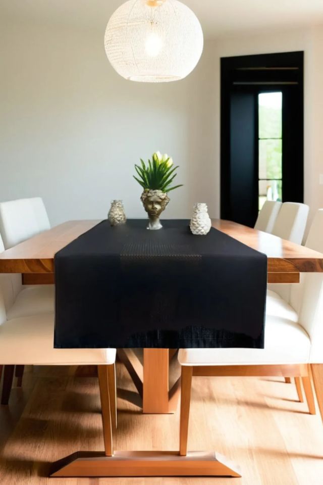 Modern Lazer Kesim Damalı Runner 40*140